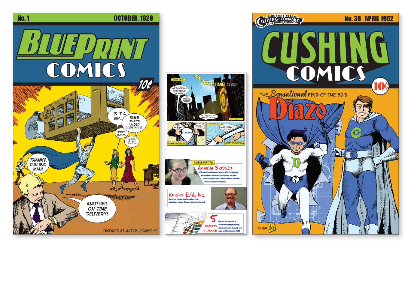 Heroes Cushing Concept Art Direction Design Layout Production Copywriting Project Management